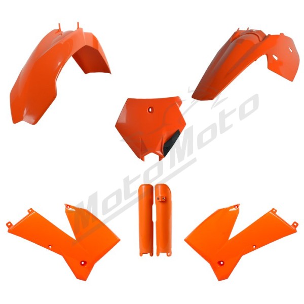 POLISPORT Plastic Kit KTM SX / EXC / EXC-E 125-300 02-07
