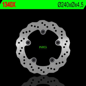 NG BRAKES Rear Wave Fixed Brake Disc 240mm Honda CBR / CTX / Integra 650-750cc 12-24