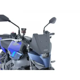 WRS Sport Priekinis stiklas Juodas Matinis Yamaha MT-09 900cc 24-25