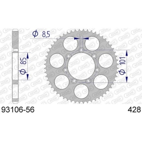 AFAM Aluminium Rear Sprocket 428 56 teeth ​​​​​​​TM RACING MX / EN 80-85cc 93-05