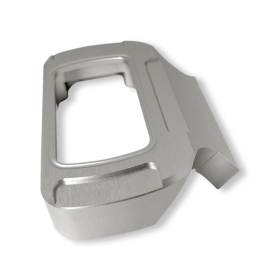 HEINZ BIKES Speedometer Mount Silver Harley Davidson FLSTN / FXBB / FXBBS / FXST / FXLR 1340/1923 93-24