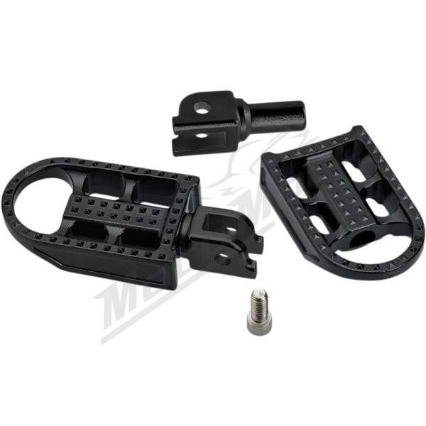 BILTWELL Mushman Footpegs 89x54mm Harley Davidson FLDE / FLFB / FLHC / FXBR / FXFB / FXLR 1750-1868 18-23