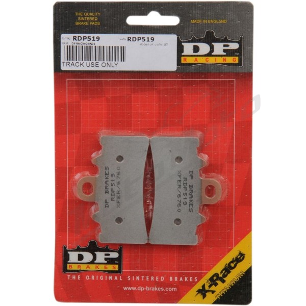 DP BRAKES RDP X-Race Titanium Sintered Brake Pads BMW / Fantic / Husqvarna / KTM 125-400cc 11-24