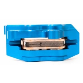 BERINGER Aerotec® MX Left Axial Brake Caliper 4 Pistons Blue KAWASAKI / SUZUKI