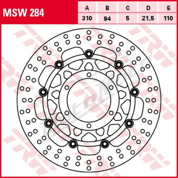TRW ZF Brake Disc 310mm Honda CTX / ST 1300cc 02-16