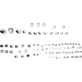 DRAG SPECIALTIES Standard Engine Bolt Cover Kit Harley Davidson FLST / FLSTC / FLSTCI / FLSTF 1450-1690cc 00-06