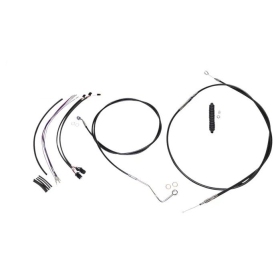 MAGNUM SHIELDING XR Handlebar Installation Kit Black 30.5/35.5cm Harley Davidson FLHR / FLHRC 1690 14-15
