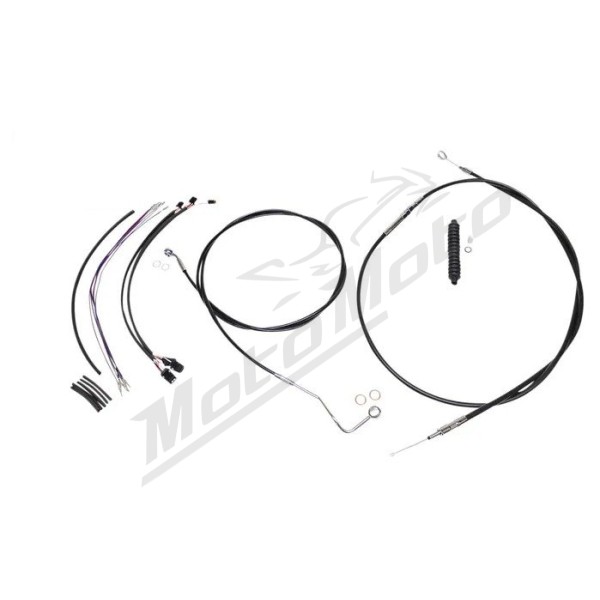 MAGNUM SHIELDING XR Handlebar Installation Kit Black 30.5/35.5cm Harley Davidson FLHR / FLHRC 1690 14-15