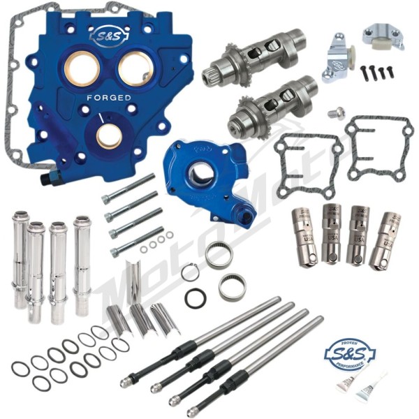 S&S CYCLE Chain Drive Cam Chest Kit Harley Davidson FLD / FLHR / FLHRC 1450-1690cc 06-17