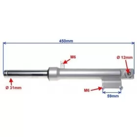 Front shock absorber right side chinese scooter 1pc