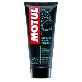 Metalinių ir chromuotų elementų valymo priemonė MOTUL CHROME & ALU POLISH E6 - 100ML