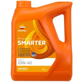 Alyva Repsol Smarter 10W40 Pusiau sintetinė - 4T - 4L