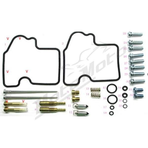 BEARING WORX Carburetor Repair Kit Kawasaki KVF 05-07