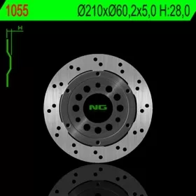 NG BRAKES 1055 Round Floating Brake Disc SUZUKI AN 250-400 03-06