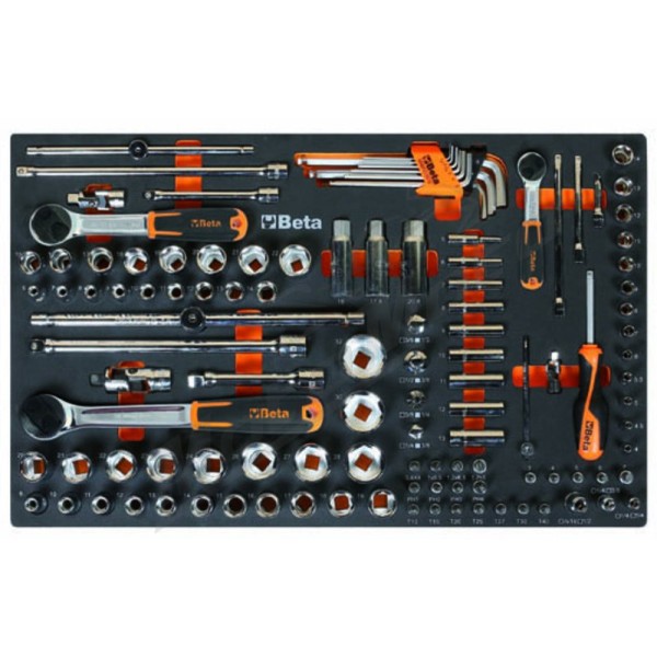 BETA RSC24/8 Mobile Roller Cab 8 Drawers + Assortment of 445 tools