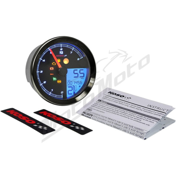 KOSO NORTH AMERICA HD-04 Speedometer Harley Davidson FLD / FLDE / FLHC / FLHCS / FLS / FLSB 883-1923cc 11-24
