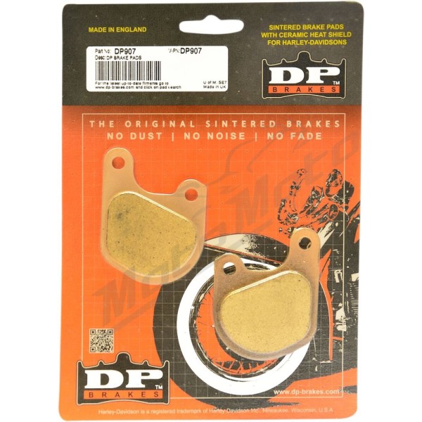 DP BRAKES Sintered Metal Brake Pads Harley Davidson FXB / FXE / FXEF / FXRS / FXS / FXWG / XLH / XLS / XLS 1000-1340cc 78-84