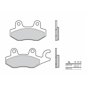 BREMBO Scooter Sintered stabdžių trinkelės priekinės SUZUKI AN / UH 125-400cc 2007-2023