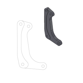 MOTO-MASTER SM Racing Front Brake Calipe Adaptor 320mm Kawasaki / Suzuki 125-450 95-26