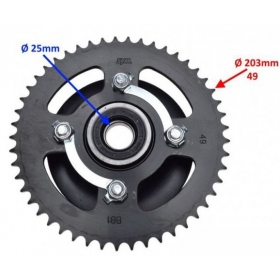 Rear sprocket with holder SYM NH 125 2019 49Teeth