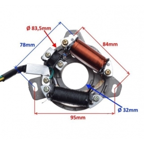 Generatorius HONDA / MTX / MBX / MT / MB 50-80cc 4T 80-88