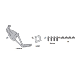 KAPPA Fender mount Suzuki GSX / V-Storm 776-800 23-25