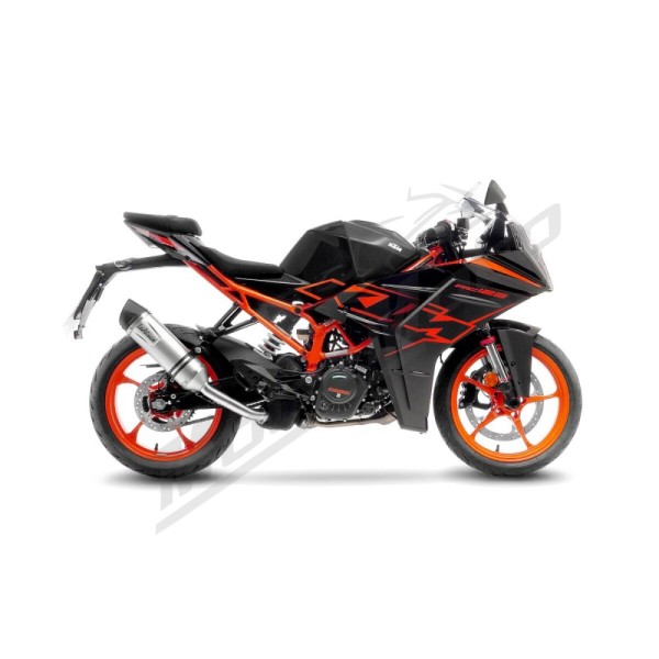 LEOVINCE LV One Evo Stainless Steel Slip-On Muffler KTM RC 125-390 22-23