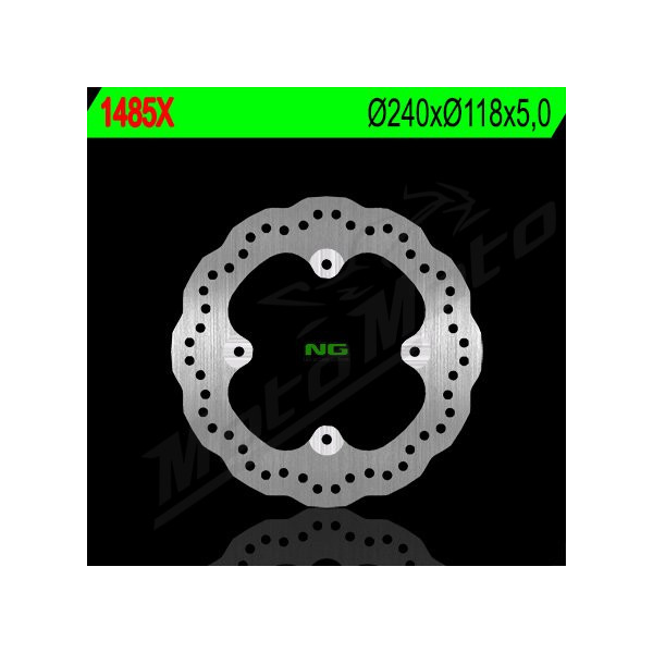 NG Rear Fixed Brake Disc 240X118X5mm Honda CB / CBR 500-650cc 13-22