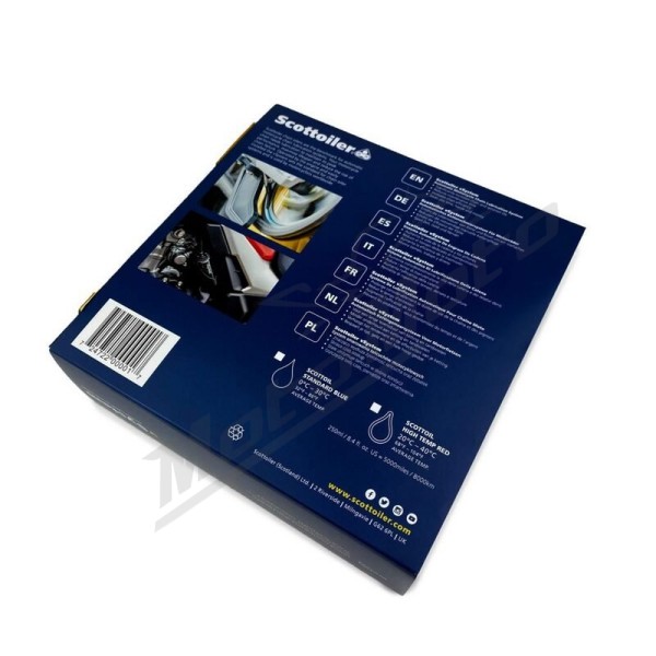SCOTTOILER vSystem Chain Oiler Universal Edition + Biodegradable Green Lubricant