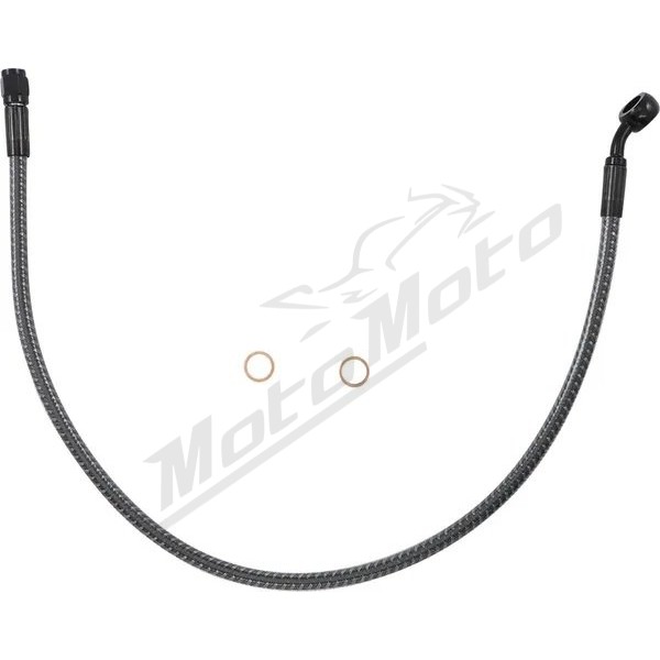MAGNUM SHIELDING Designer Series Ø10mm Upper Brake Line ABS 53.5cm 35° Harley Davidson FLSB 1750 18-24