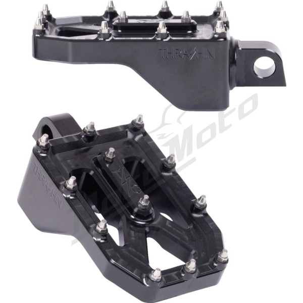 THRASHIN SUPPLY CO. Aggressor Foot Pegs Harley Davidson FL / FLD / FLDE / FLFB 1200-1977cc 72-25
