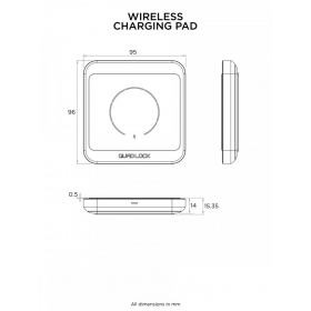 Quad Lock Wireless Charging Pad