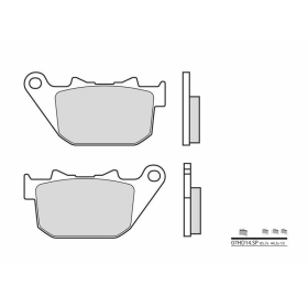 BREMBO Street Sintered stabdžių trinkelės galinės HARLEY DAVIDSON 883-1200cc 2004-2013