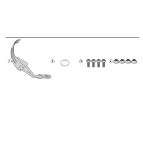 KAPPA Fender mount Ducati Multistrada V4 1200 21-25
