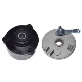 Wheel drum brake shoe hub cover left side set + brake shoes (3screws) ATV 110cc