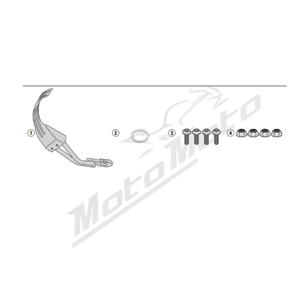 KAPPA Fender mount Ducati Multistrada V4 1200 21-25