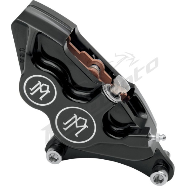 PERFORMANCE MACHINE (PM) Four-Piston Differential-Bore Caliper Harley Davidson FLH / FLHR / FLHRCI 1340-1450cc 83-99