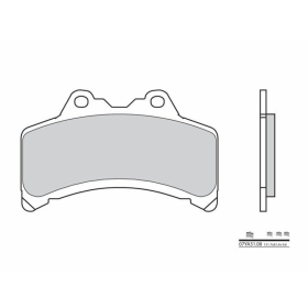BREMBO Street Carbon Ceramic stabdžių trinkelės priekinės YAMAHA GTS 1000 1993-1998