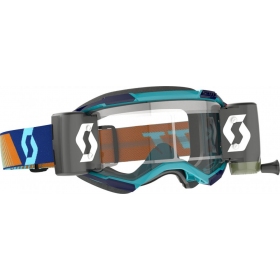 Off Road Scott Fury WFS Blue/ Orange Goggles