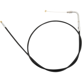 S&S CYCLE Black Vinyl Throttle/Idle Cable Harley Davidson FLHR / FLHRCI / FLHRI / FLHT 1340cc 96-98