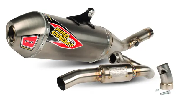 PRO CIRCUIT T-6 Stainless Steel/Titanium Exhaust System Suzuki RM-Z 250 19-26