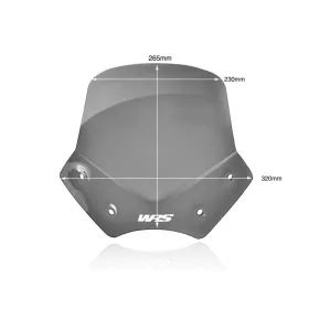 WRS BM046FS SPORT Windscreen Dark Smoke BMW R1200R 06-14