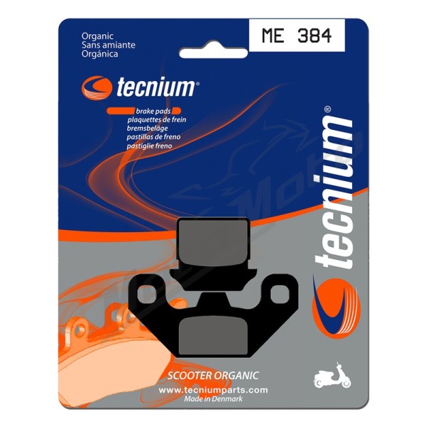 TECNIUM Scooter Organic Brake pads ME384 Lifan 125LF 07 