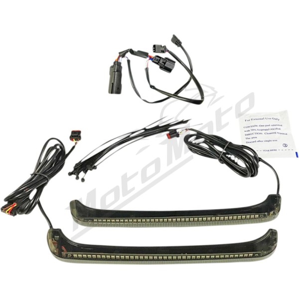 CUSTOM DYNAMICS LED Low-Profile BAGZ™ Accent Lights Harley Davidson FLH / FLHR 1690-1923cc 14-23