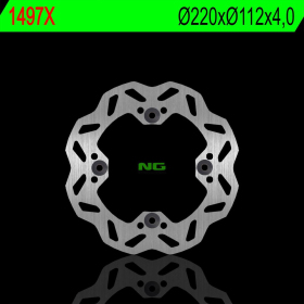 NG BRAKES Rear Wave Fixed Brake Disc 220mm Sherco SE / SEF 250-500cc 14-20