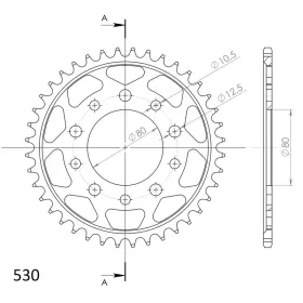 Supersprox Rear sprocket 1334.40T Honda / Triumph 500-1200cc 81-04