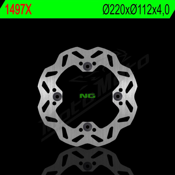 NG BRAKES Rear Wave Fixed Brake Disc 220mm Sherco SE / SEF 250-500cc 14-20