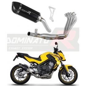Exhaust kit Dominator HP1 BLACK Honda CB 650F 2014-2018