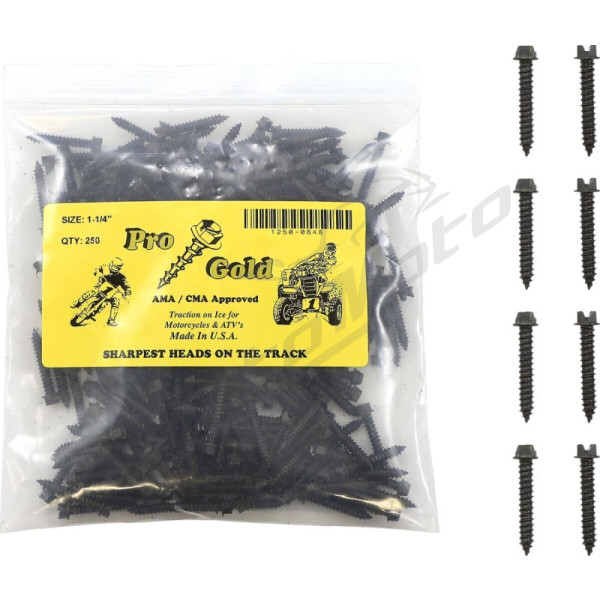 GOLD SCREWS Pro Gold Varžtai 31,75 mm 250vnt.