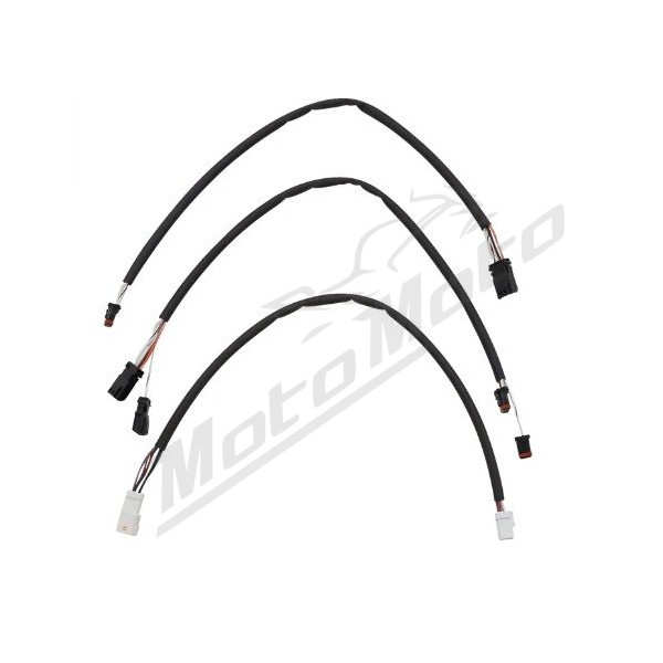 MAGNUM SHIELDING XR Trosų / lynų / elektros laidų prailginimo kompl. juodas 30.5/35.5cm Harley Davidson FLHR 1750 21-22